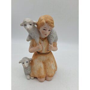 Shepard Boy  Homco Home Interior Nativity #5603 Replacement Porcelain Figurine